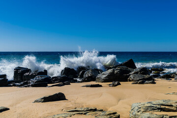 Fototapete - olas de mar