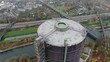 Luftaufnahme Industriegebiet Gasometer Oberhausen Gasspeicher Rhein-Herne-Kanal