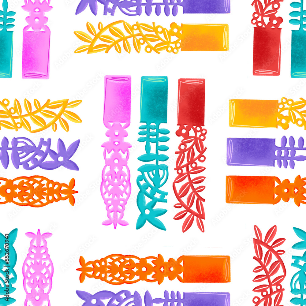 Paper Rpastilla Filipino pastillas candy with handcut paper wrappers, grid illustrated ...