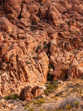 The Rocks Of Red Rock Canyon Area Near Las Vegas; Nevada, United States Of America