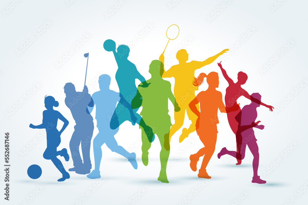 Intrams Background Drop sports association Stock Vector | Adobe Stock