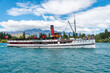 © imagoDens - Antique steamboat on lake Wakatipu in Queenstown, New Zealand