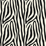 Fototapeta  - Zebra skin seamless pattern. Animal fur print. Repeating stripes motif. Wildlife, natural camouflage texture