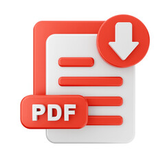 Fototapete - download file data 3d render icon illustration