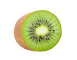 half kiwi fruit isolated on transparent png