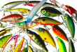 Solid lures for spinning fishing.