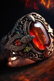 Illustration of Intricate Jewel Ring