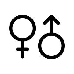  Gender Icon Vector Symbol Design Illustration