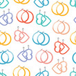 © Марина Николова - 2000's and y2k style earings seamless vector pattern