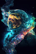 © kaal.uk - surreal, astronaut, colorful, unique digital art, space, galaxy, universe,
