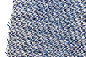 Sticker - Piece of blue jeans fabric