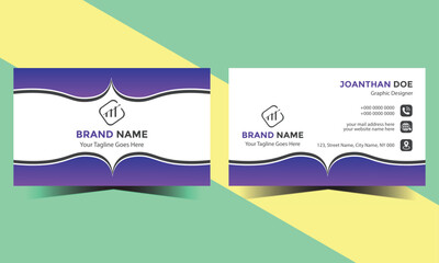  Business Card Layout. Premium Business Card Mockup.  Abstract Design. modern business card design. Set of modern business card print templates. Double-sided creative business card template