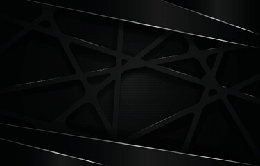 Poster - Abstract Black Corporate Technology Blank Space Background