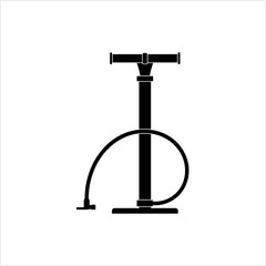 Canvas Print - Air Pump Icon, Bicycle Pump Icon