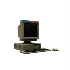 old computer isolated