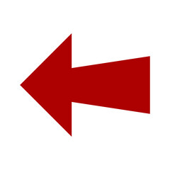 Sticker - left direction sign