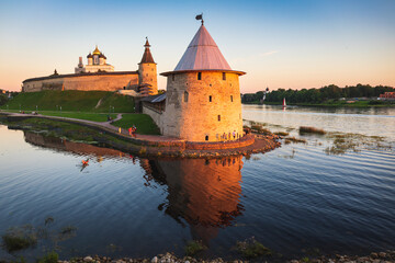 Wall Mural - In the old town of Pskov