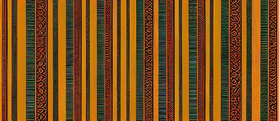 Wall Mural - Tribal pattern. African ethnic pattern style. Generative AI