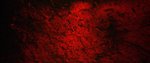 Scratches Concrete Wall Texture, Scary Concrete Wall Texture As Background, Scary Red Wall For Background. Red Wall Scratches, Abstract Red Background Texture Concrete Wall Gradient.
