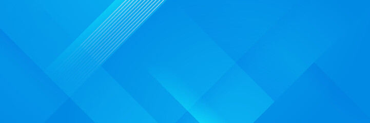 modern blue gradient abstract vector long wide banner background. design for poster, template on web