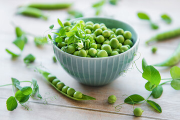 Sticker - Bowl with sweet pea pods