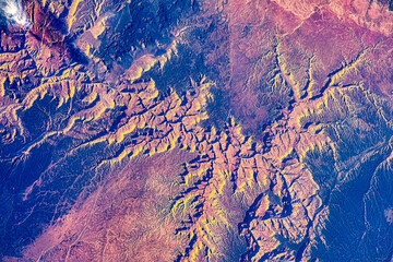 Wall Mural - the grand canyon. digital enhancement. elements by nasa