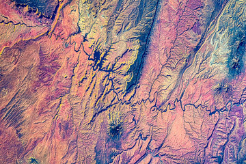 Wall Mural - the grand canyon. digital enhancement. elements by nasa
