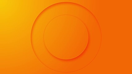 Yellow and orange circular Background. Modern, abstract circles. It is already looped if needed.