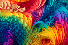 Seamless Abstract Colourful Design And Illustration