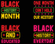© Antor - Black History Month T-Shirt Design bundle.