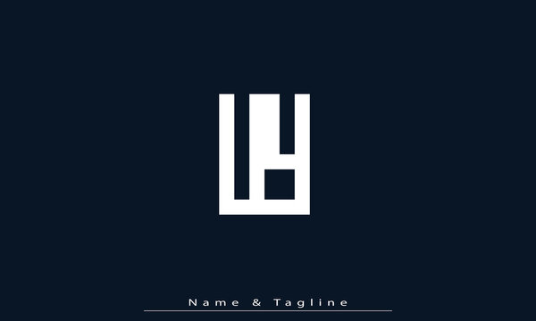 Alphabet letters Initials Monogram logo UY , YU