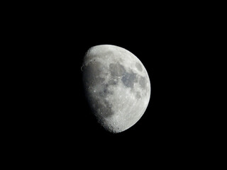 waxing gibbous moon