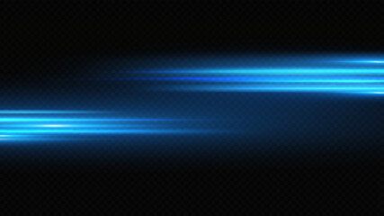 Wall Mural - Vector illustration of a blue color. Light effect. Abstract laser beams of light. Chaotic neon rays of light