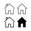 © Lunaraa - House icon vector for web and mobile app. Home sign and symbol