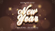 © Gethuk_Studio - New year 3d editable text effect font style