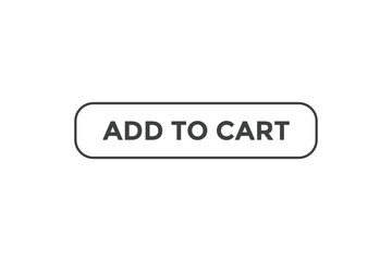 Add to cart button web banner template Vector Illustration
