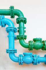 Colorful pipe for water piping system