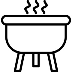 Canvas Print - Brazier Icon