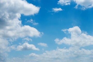 blue sky background with many clouds