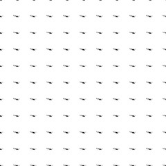 Poster - Square seamless background pattern from geometric shapes. The pattern is evenly filled with black helicopter symbols. Vector illustration on white background
