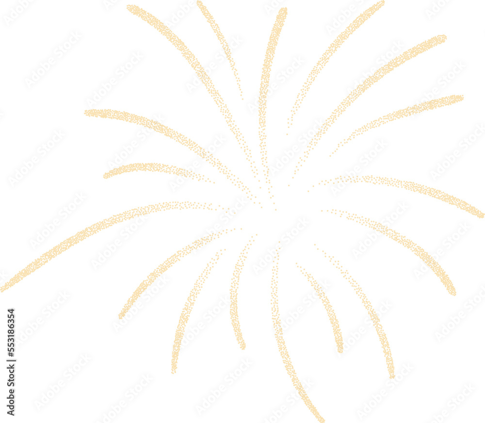 Gold festive firework Stock Vector | Adobe Stock
