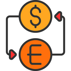 Sticker - Currency Exchange Icon