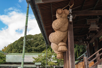 Wall Mural - 福岡 宮地嶽神社 拝殿と大注連縄