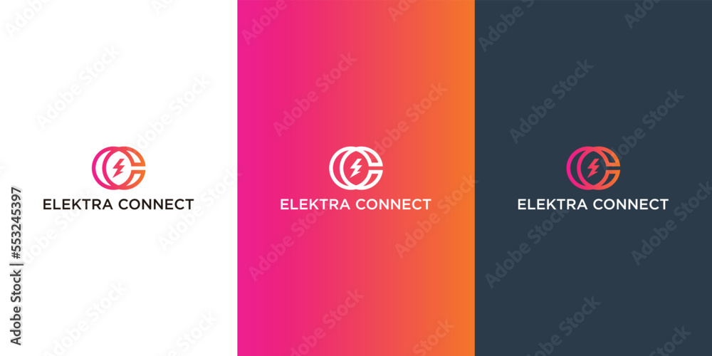 Lightning bolt energy logo design vector illustration. electrical logo ...
