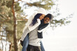 © prostooleh - African american couple in a winter forest