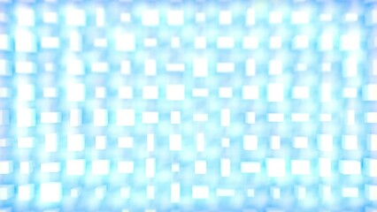 Wall Mural - affectionate sky blue 3d blocks shuffle - abstract geometric background - loop video