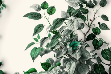 Ivy plant Generative AI artwork