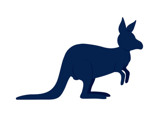 Wall Mural - kangaroo silhouette icon