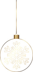 Wall Mural - Gold christmas bauble ball