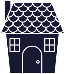 Wall Mural - Winter house